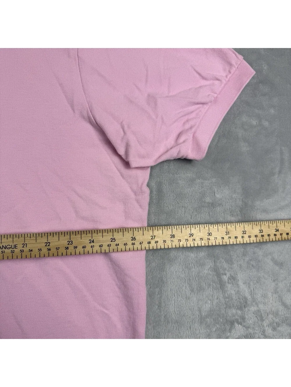 Polo Ralph Lauren Pink Short Sleeve Polo Shirt Blue Pony Men’s XXL Cotton Pique